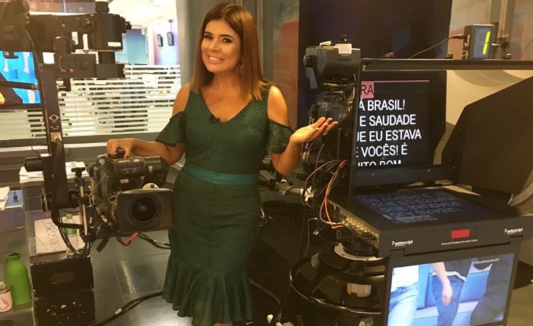 Mara Maravilha nos bastidores do Fofocalizando