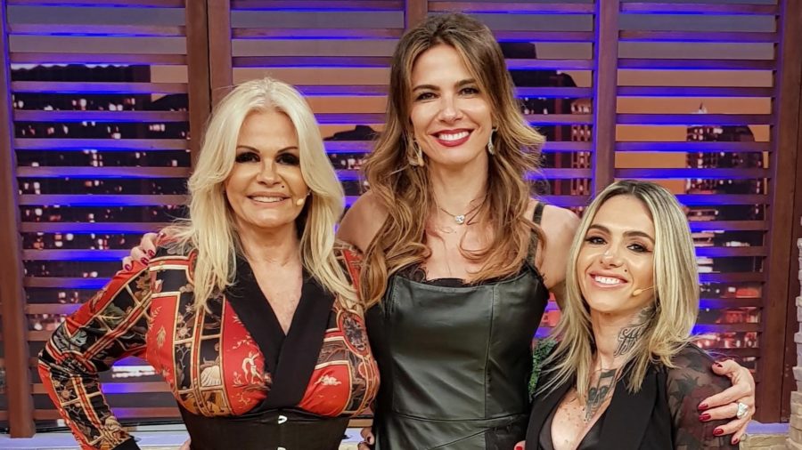 Monique Evans, Luciana Gimenez e Cacá Werneck no Luciana By Night