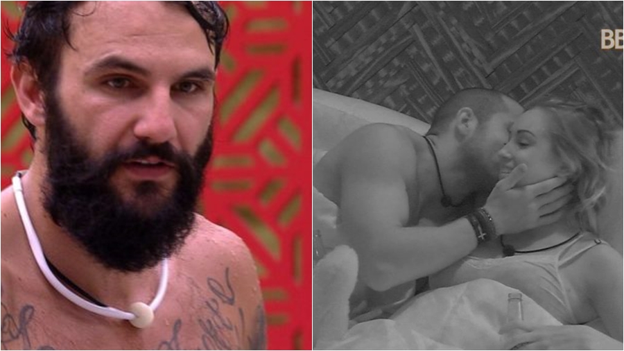 Wagner faz criticas ao casal Jéssica e Kaysar no BBB18 (Divulgação)