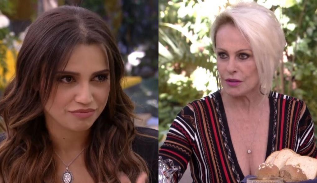 Paula e Ana Maria Braga no Mais Voce