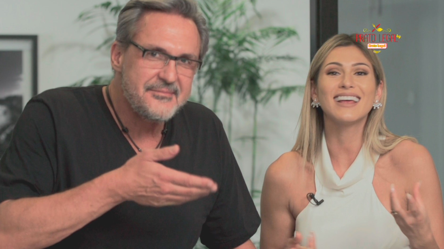 Fabrízio Fasano Jr. e Lívia Andrade no Operação Mesquita