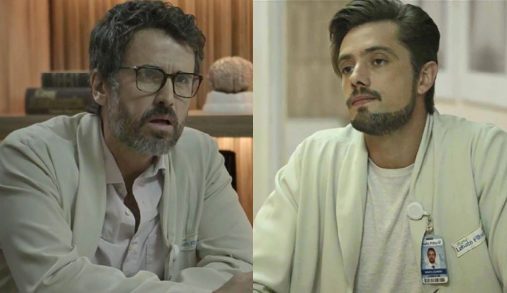 Samuel (Eriberto Leao) e Renato (Rafael Cardoso) de O Outro Lado do Paraiso
