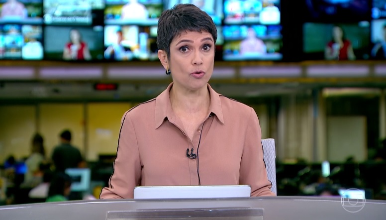 Sandra Annenberg no Jornal Hoje