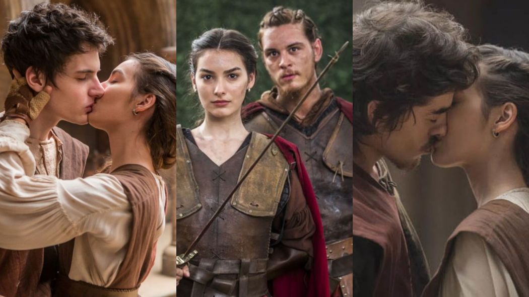 Selena (Marina Moschen), Ulisses (Giovanni de Lorenzi), Saulo (Joao Vithor Oliveira) e Tiago (Vinicius Redd) de Deus Salve o Rei