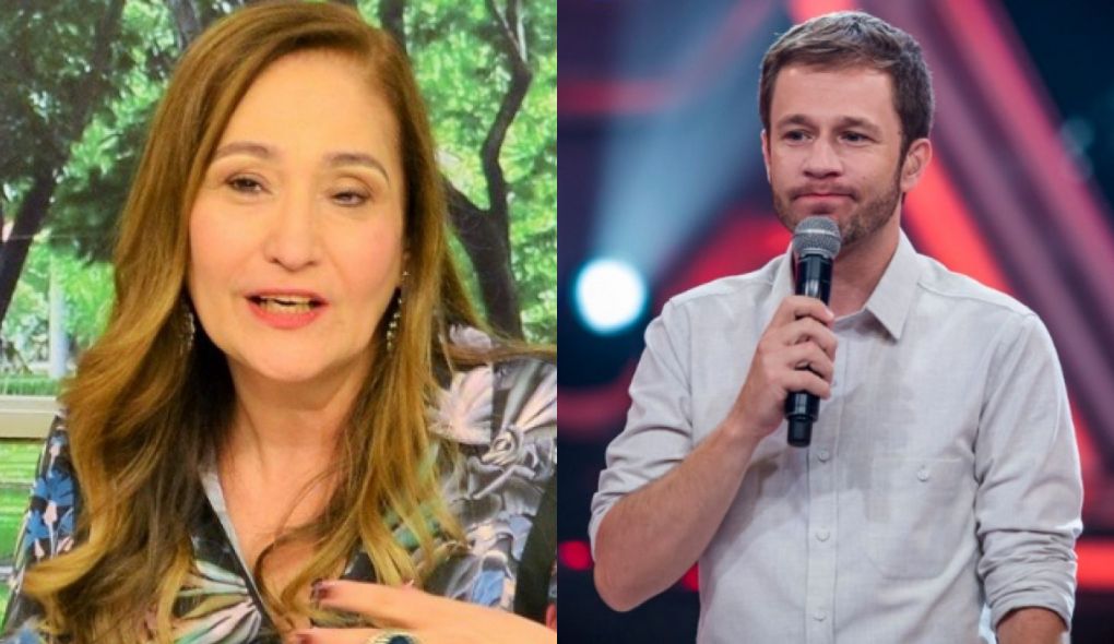 Sonia Abrao e Tiago Leifert