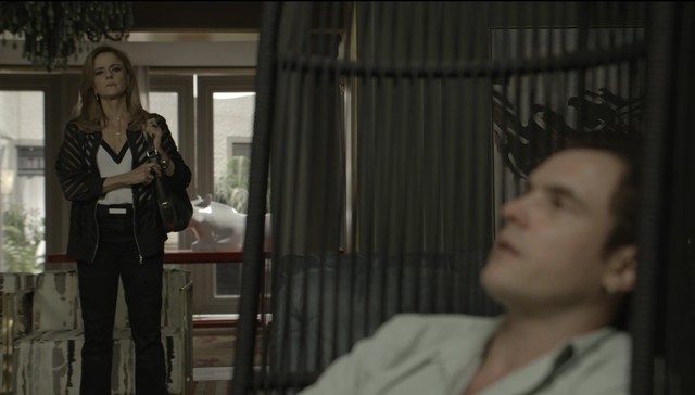 Sophia (Marieta Severo) e Gael (Sergio Guize) de O Outro Lado do Paraiso