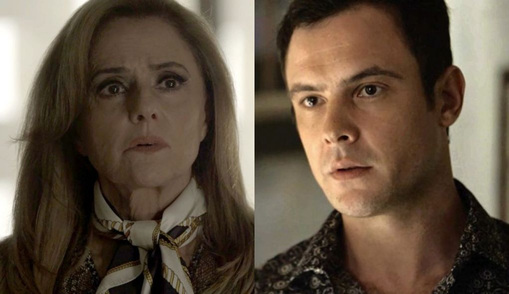 Sophia (Marieta Severo) e Gael (Sergio Guize) de O Outro Lado do Paraiso
