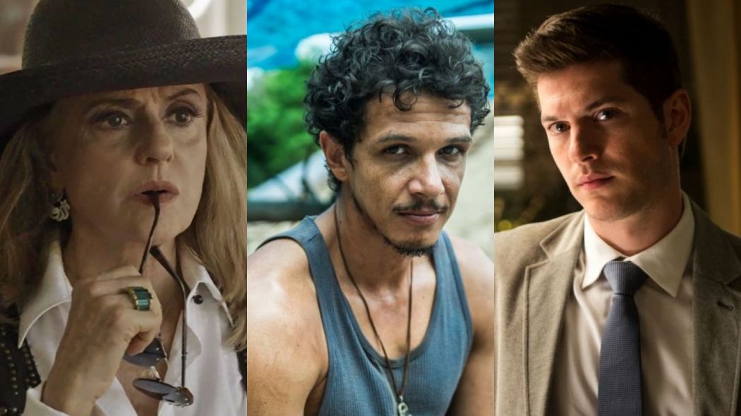 Sophia (Marieta Severo), Ze Victor (Rafael Losso) e Bruno (Caio Paduan) de O Outro Lado do Paraiso