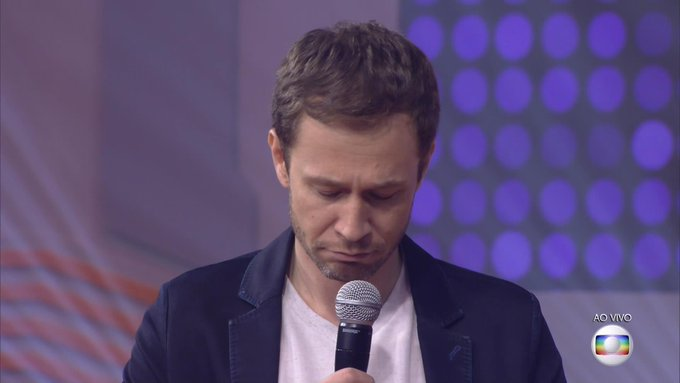 Tiago Leifert na final do BBB18 mandando recado para Sônia Abrão
