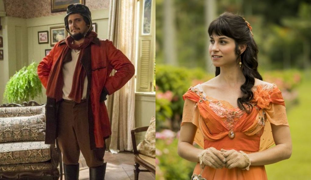 Uirapuru (Bruno Gissoni) e Mariana (Chandelly Braz) de Orgulho e Paixao