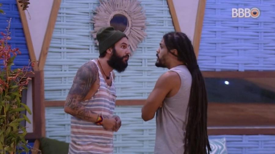 Wagner e Viegas brigam dentro do BBB18 (Divulgação)