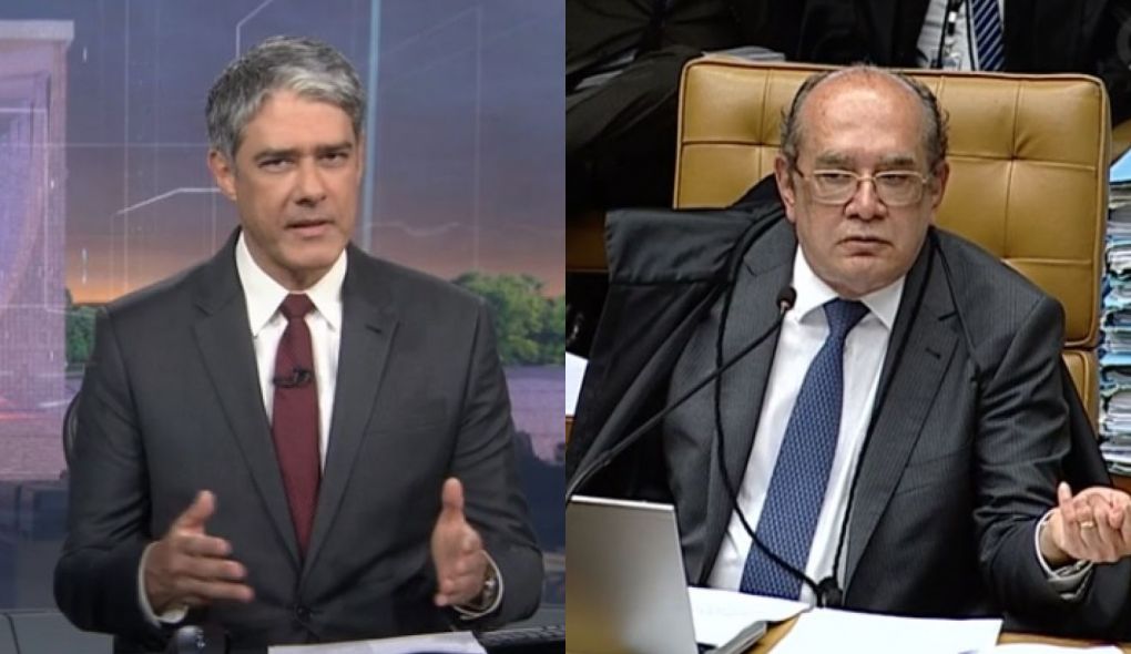 William Bonner e Gilmar Mendes