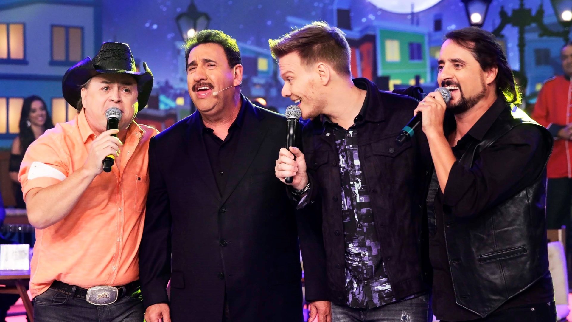 No Boteco do Ratinho apresentador recebe os cantores Michel Teló, Mauricio e Mauri, Vavá, Márcio e Pe. Ezequiel.