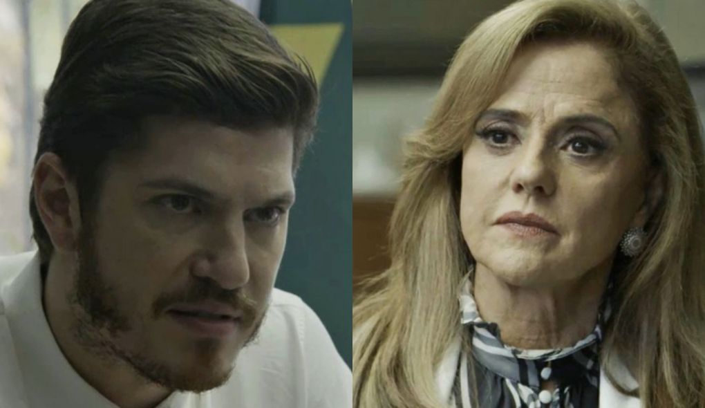 Bruno (Caio Paduan) e Sophia (Marieta Severo) de O Outro Lado do Paraiso