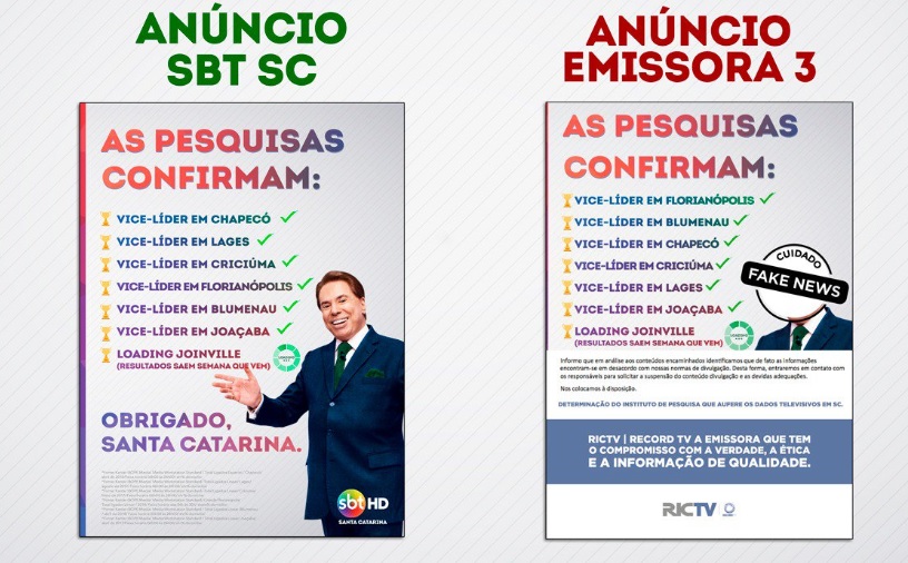 Campanha sobre audiencia gerou polemica