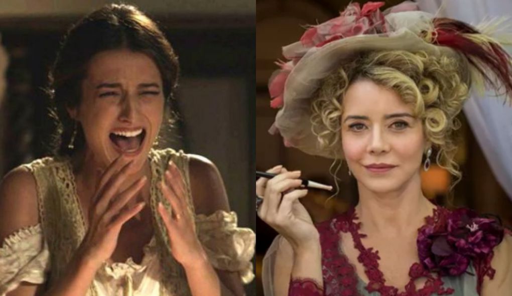 Cecilia (Anaju Dorigon) e Josephine (Christine Fernandes) de Orgulho e Paixao