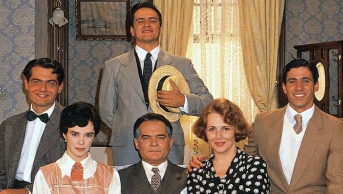 Elenco da versao de 1994 de Eramos Seis