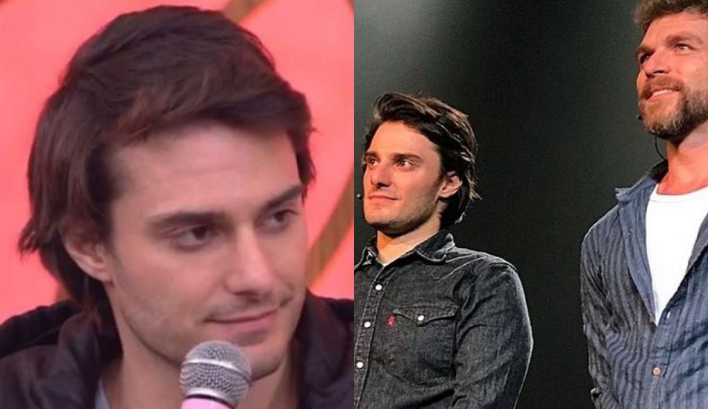 Hugo Bonemer e o namorado, Conrado Helt