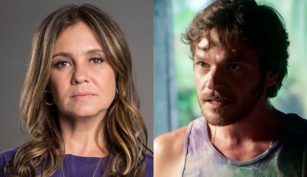 Laureta (Adriana Esteves) e Beto Falcao (Emilio Dantas) de Segundo Sol