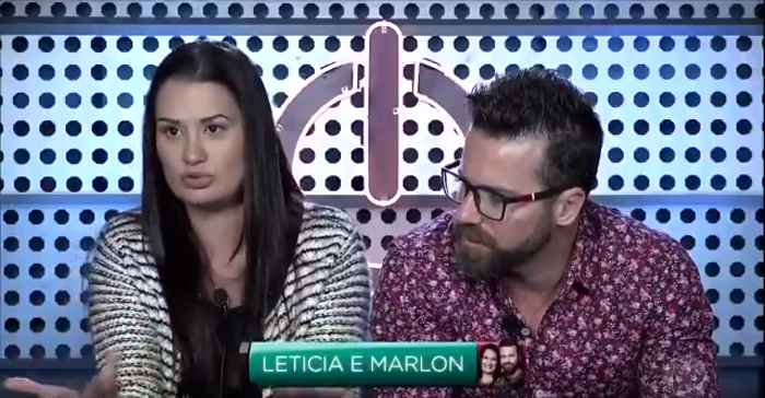 Letícia Vieira e Marlon no Power Couple Brasil