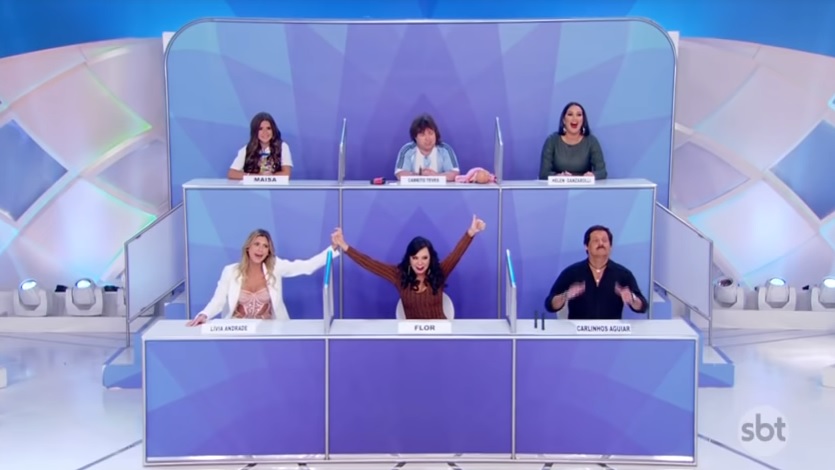 Livia Andrade revelou no Jogo dos Pontinhos que fez as pazes com Flor