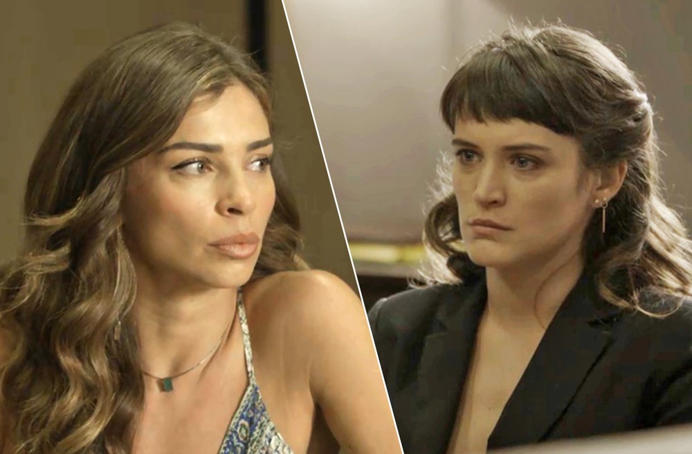 Livia (Grazi Massafera) e Clara (Bianca Bin) de O Outro Lado do Paraiso