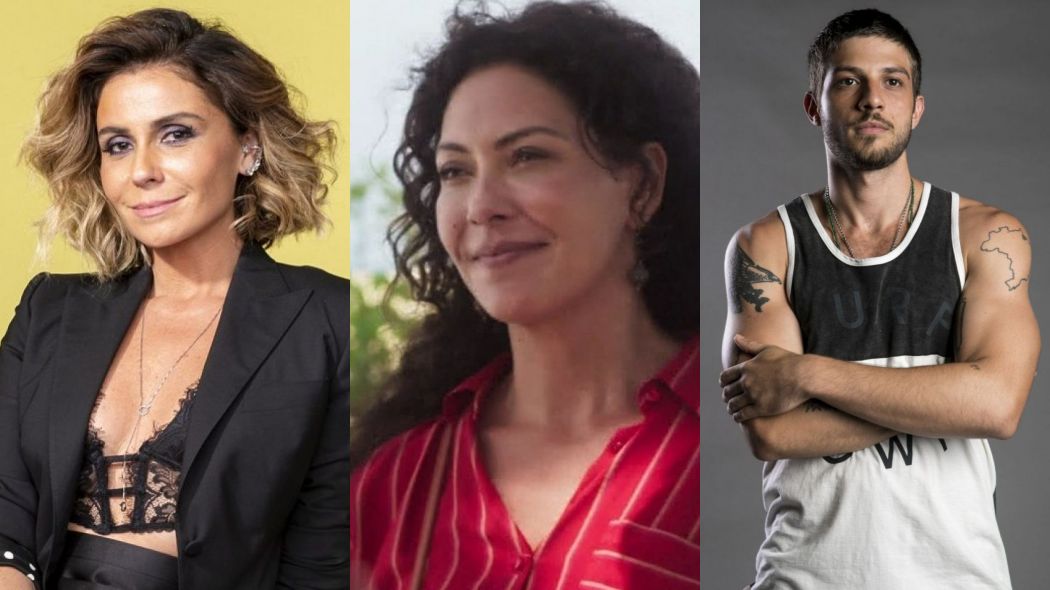Luzia (Giovanna Antonelli), Cacau (Fabiula Nascimento) e Icaro (Chay Suede) de Segundo Sol
