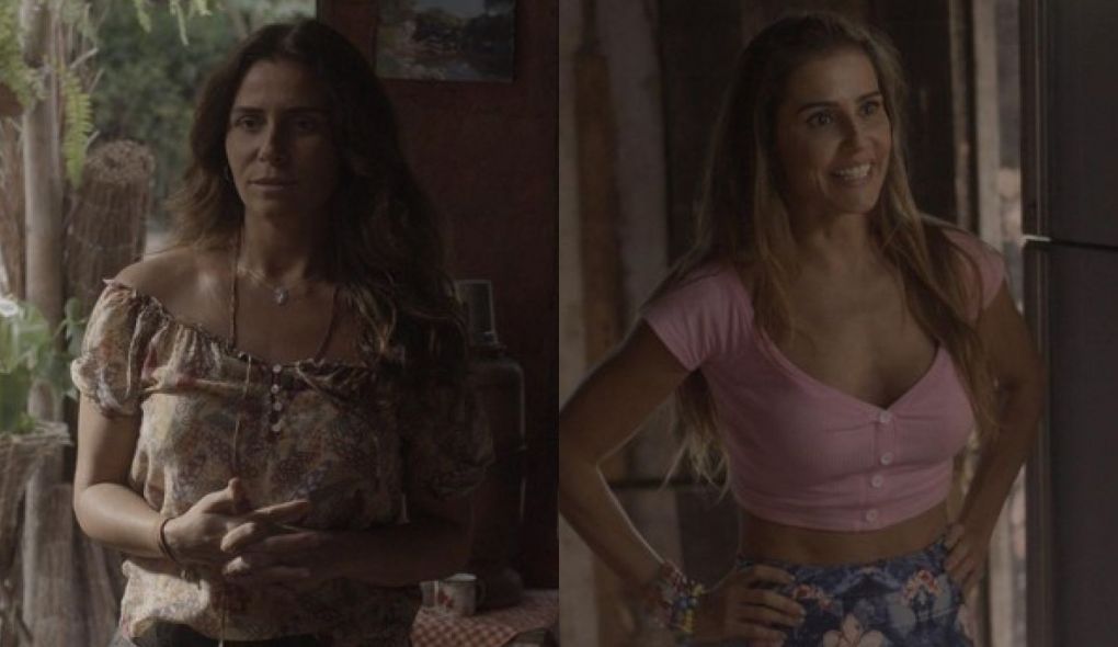 Luzia (Giovanna Antonelli) e Karola (Deborah Secco) de Segundo Sol