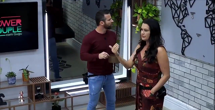 Marlon e Leticia no Power Couple Brasil desta quarta