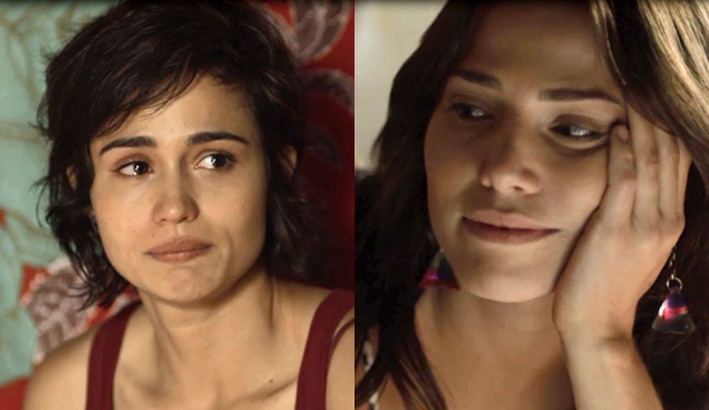Maura (Nanda Costa) e Rosa (Leticia Colin) de Segundo Sol