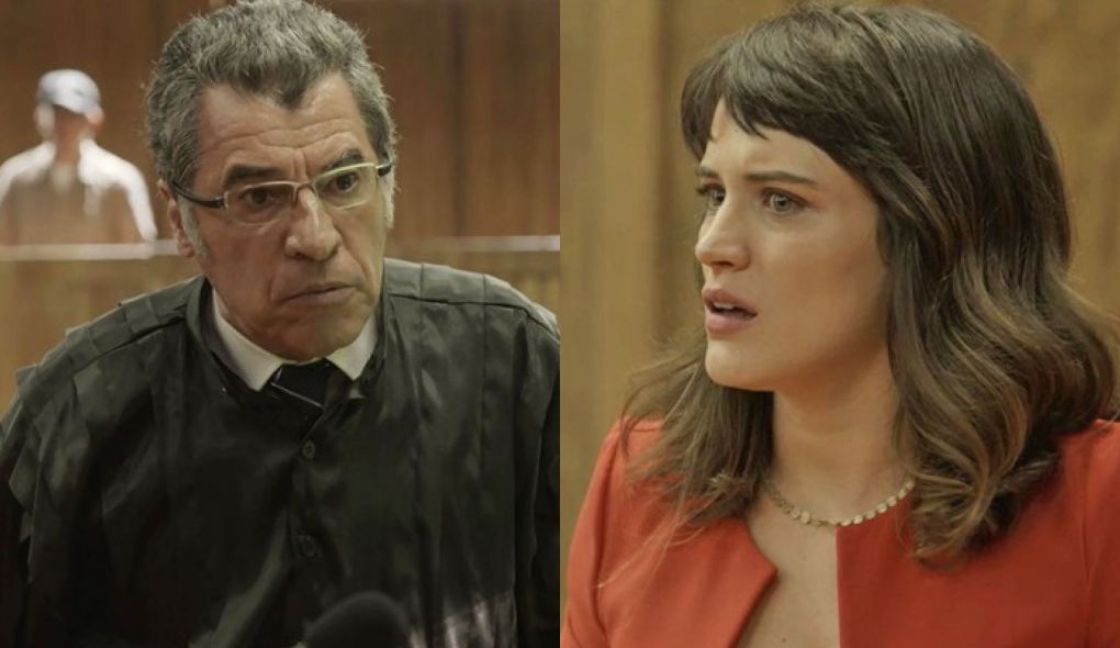 Mauricio (Paulo Betti) e Clara (Bianca Bin) de O Outro Lado do Paraiso