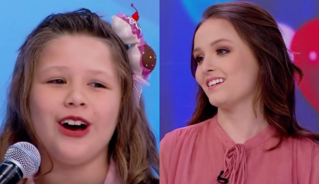 Menina alfinetou Larissa Manoela no Programa Silvio Santos