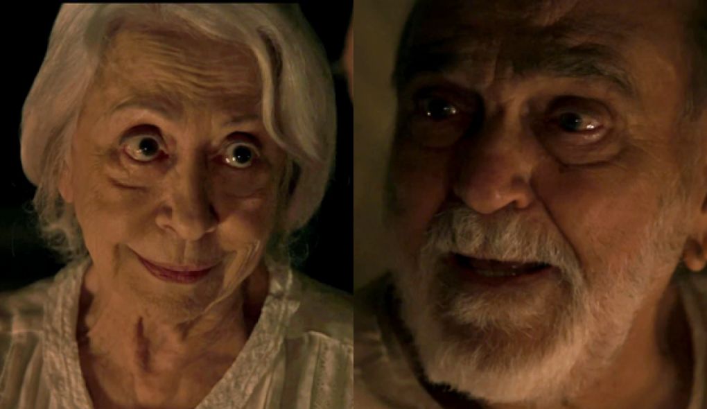 Mercedes (Fernanda Montenegro) e Josafa (Lima Duarte) de O Outro Lado do Paraiso