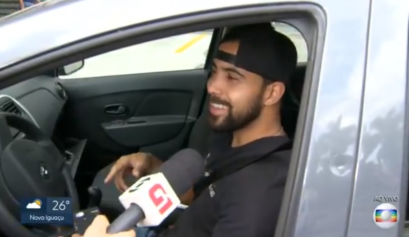 Motorista citou Band News durante entrevista para a Globo
