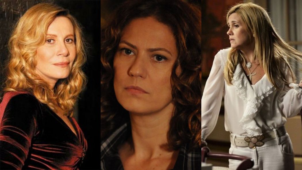Nazare (Renata Sorrah) de Senhora do Destino, Flora (Patricia Pillar) de A Favorita e Carminha (Adriana Esteves) de Avenida Brasil