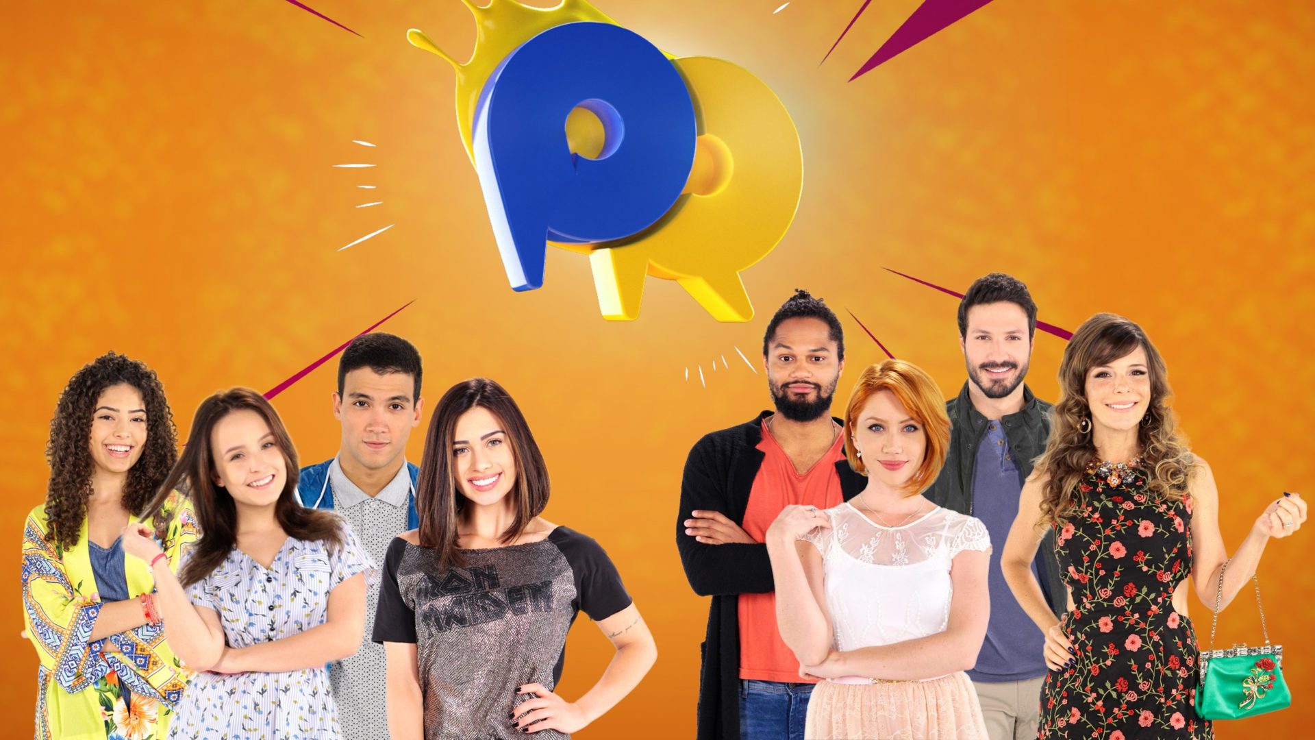 Elenco de As Aventuras de Poliana participa do Passa ou Repassa
