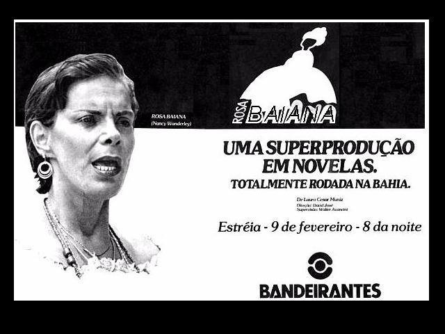 Anúncio de Rosa Baiana