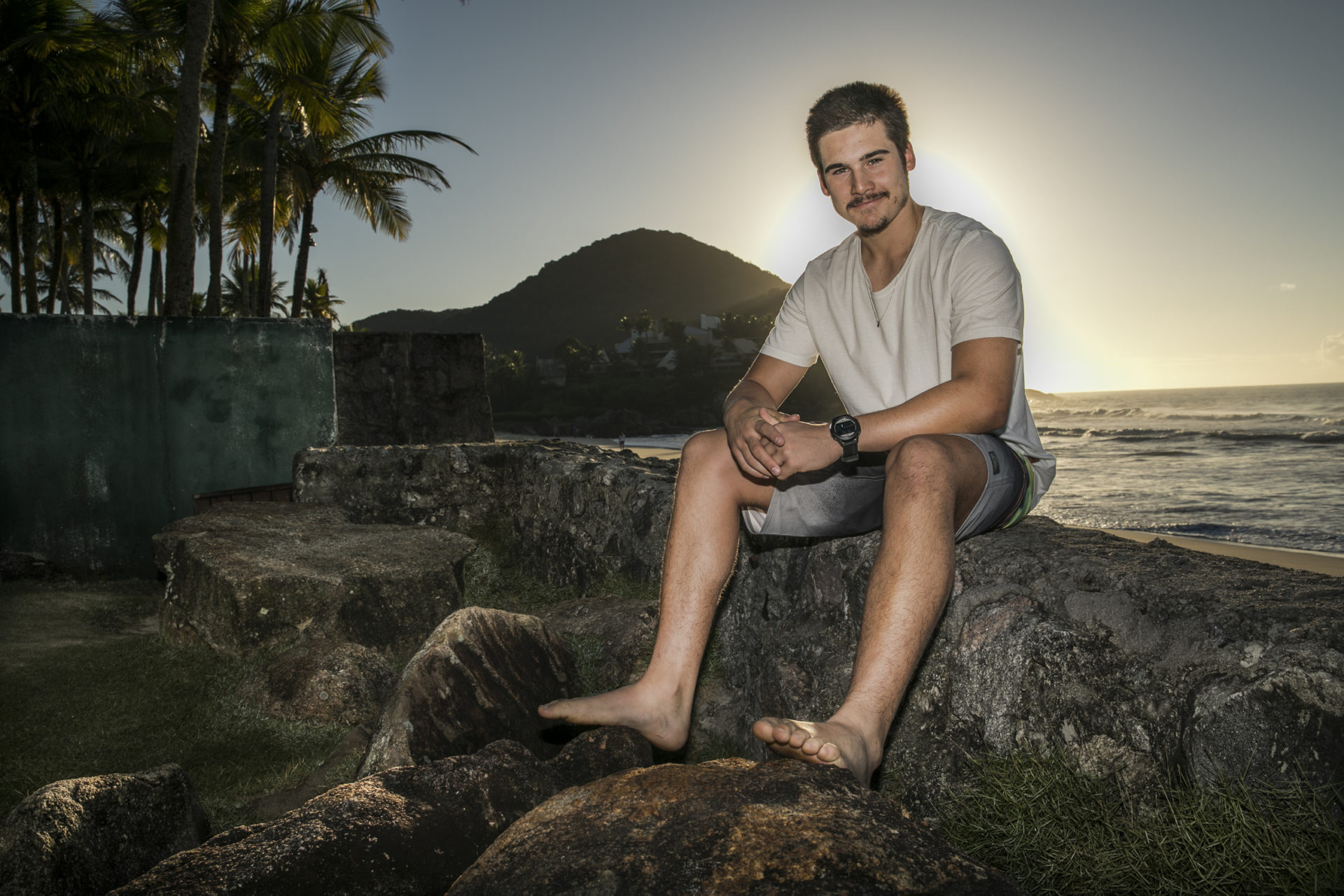 Samuca (Nicolas Prattes) em O Tempo Não Para