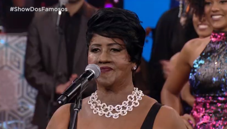 Sandra de Sa no Show dos Famosos