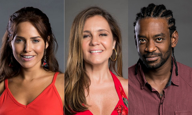 Rosa, Laureta e Roberval em Segundo Sol (Divulgação)