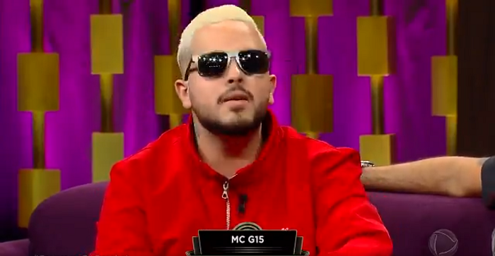 MC G15 foi o convidado do Programa do Porchat (Reprodução)