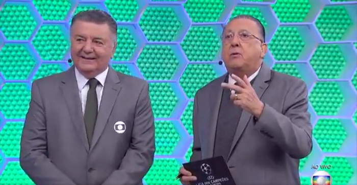 Galvão Bueno na final da Champions na Globo (Divulgação)