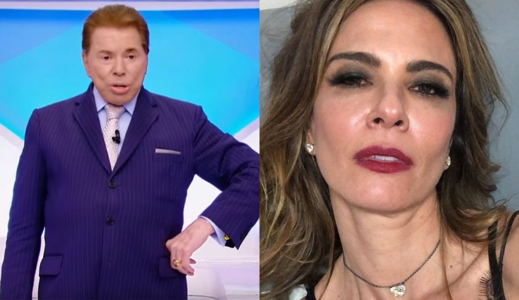 Silvio Santos e Luciana Gimenez