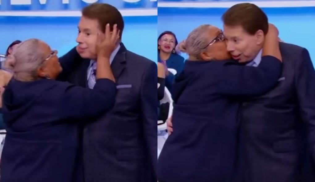 Silvio Santos foi surpreendido no programa