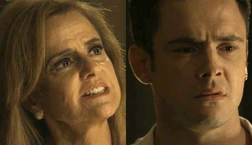 Sophia (Marieta Severo) e Gael (Sergio Guize) de O Outro Lado do Paraiso