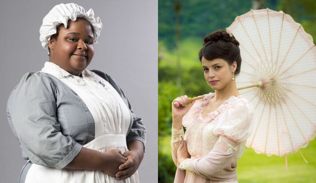 Tenoria (Polly Marinho) e Ema (Agatha Moreira) de Orgulho e Paixao