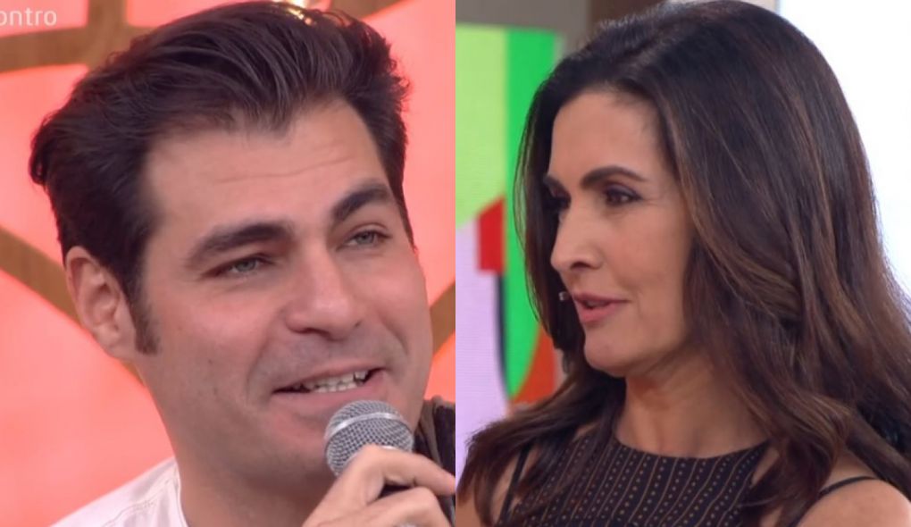 Thiago Lacerda e Fatima Bernardes no Encontro