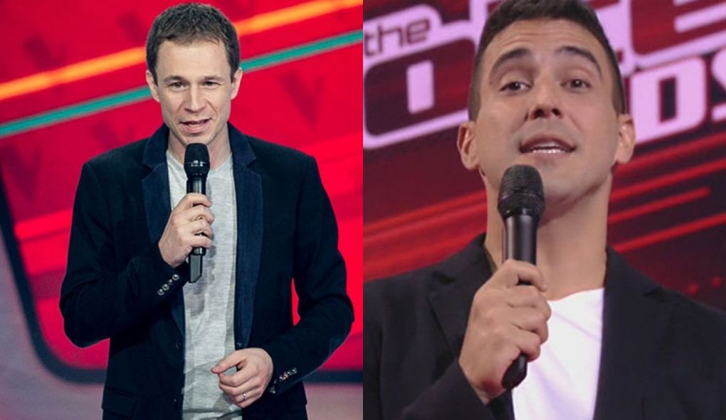 Tiago Leifert e Andre Marques