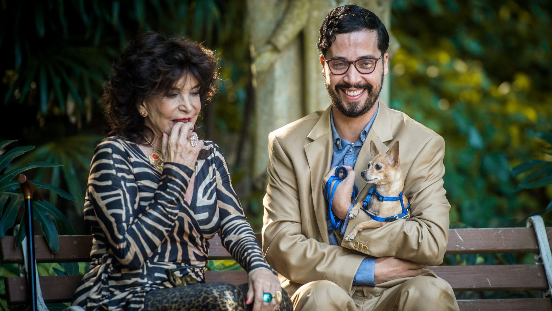 Lorraine (Lady Francisco) e Getúlio (Arlindo Lopes) em Malhação: Vidas Brasileiras