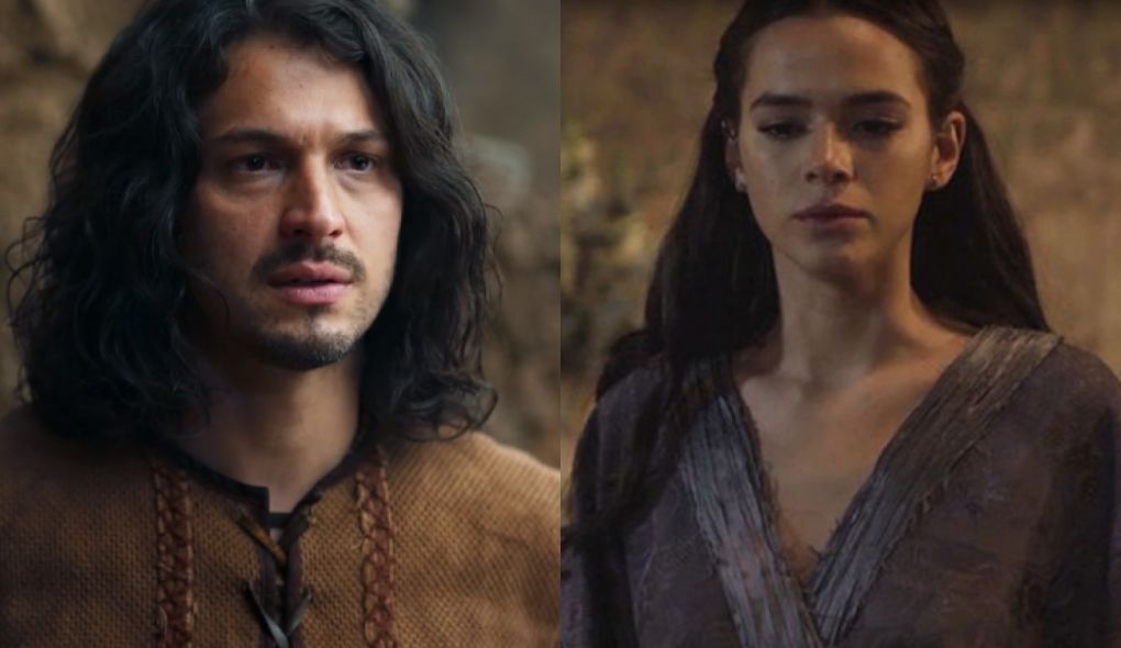 Afonso (Romulo Estrela) e Catarina (Bruna Marquezine) de Deus Salve o Rei